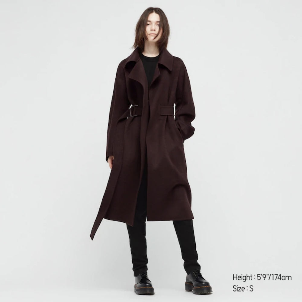 Jil Sander for Uniqlo J+ wool/cashmere coat size L new no tags